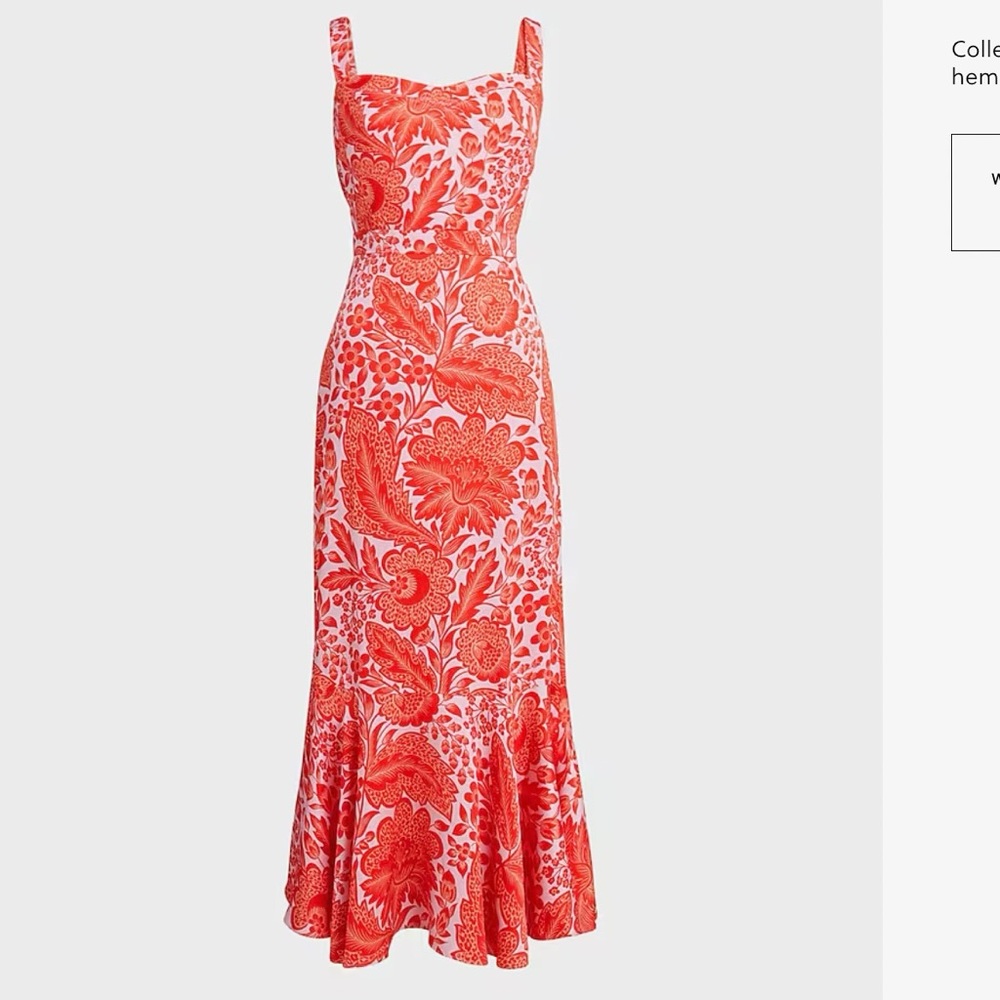 NWT JCrew Collection Luster Crepe Flare Hem Dress